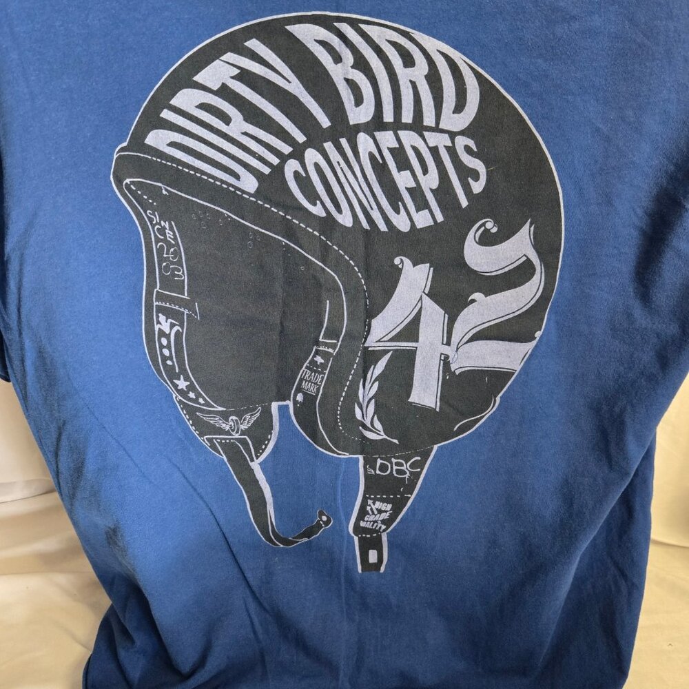 Dirty Bird Concepts Custom Bike Shop T-Shirt (Xxl) View 6